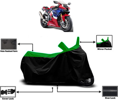 Amexride Two Wheeler Cover for Honda(CBR1000RR Fireblade, Green)