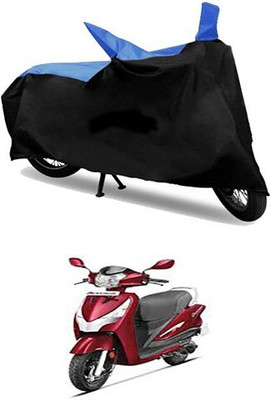 Mdstar Waterproof Two Wheeler Cover for Hero(Blue, Black)