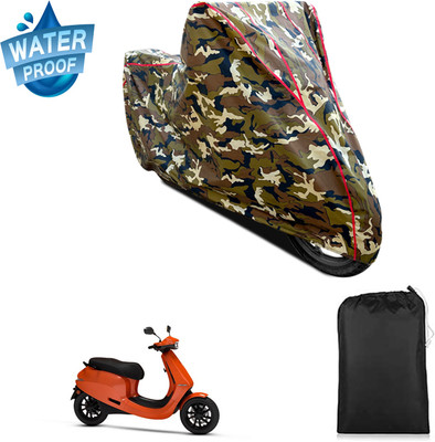 GOSHIV-car and bike accessories Waterproof Two Wheeler Cover for Ola(Yellow)