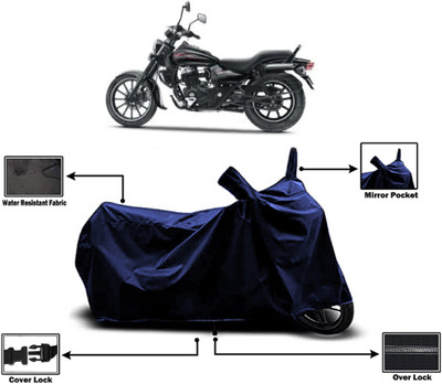 Amexride Two Wheeler Cover for Bajaj(Avenger 400 BS6, Blue)