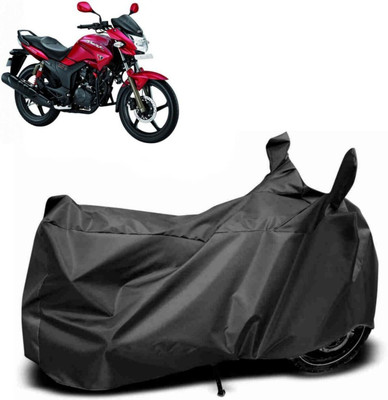 DeepShakshi AUTOMOTIVE Waterproof Two Wheeler Cover for Hero(Hunk, Black)