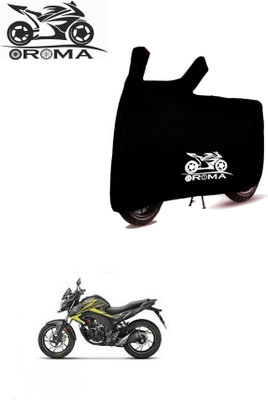 Oroma Waterproof Two Wheeler Cover for Honda(CB Hornet 160, Black)
