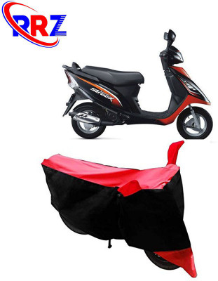 RRZ Waterproof Two Wheeler Cover for TVS(Streek, Black, Red)