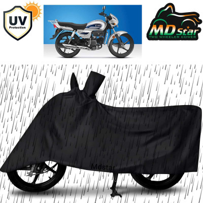 MMSSTAR Two Wheeler Cover for Vespa(Apache RTR 310, Black)