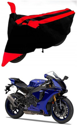 AutoGalaxy Waterproof Two Wheeler Cover for Yamaha(YZF R1, Red, Black)