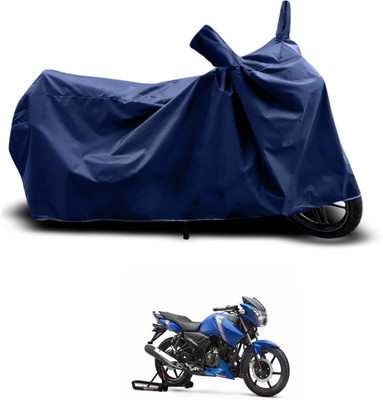 CODOKI Waterproof Two Wheeler Cover for TVS(Apache RTR 180, Blue)