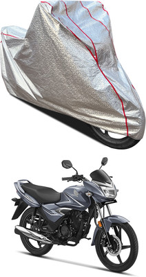 AutoGalaxy Waterproof Two Wheeler Cover for Honda(CB Shine, Silver)