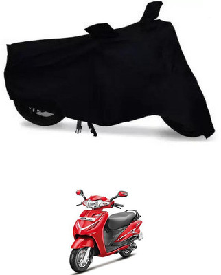 THE REAL ARV Waterproof Two Wheeler Cover for Hero(Duet LX 110CC BS6, Black)