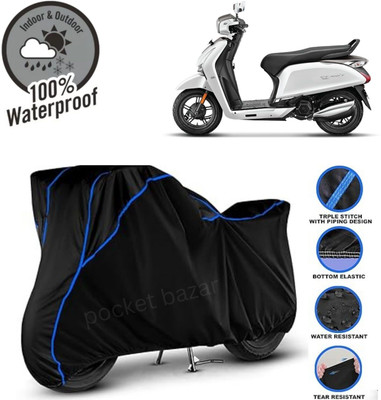 pocket bazar Waterproof Two Wheeler Cover for Hero(Maestro Edge, Black)