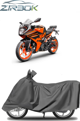 ZIRBOK Waterproof Two Wheeler Cover for KTM(RC 200, Grey)