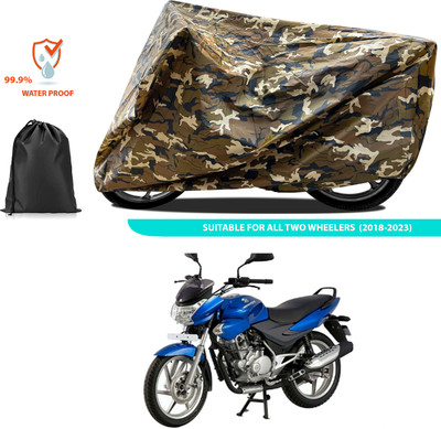 PAGORA Waterproof Two Wheeler Cover for Bajaj(Discover 135, Yellow)