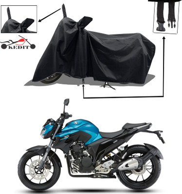 KEDIT Two Wheeler Cover for Yamaha(FZ 25, Black)
