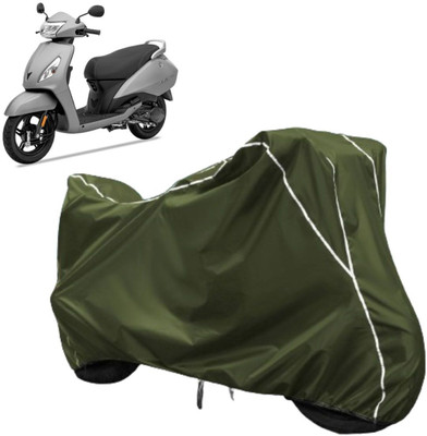 AUTOCAD Waterproof Two Wheeler Cover for Honda(Activa, Green, White)