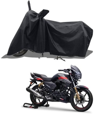 PAGORA Waterproof Two Wheeler Cover for TVS(Apache RTR 180, Black)