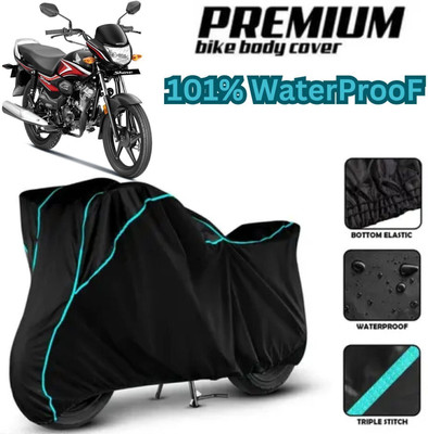 Shiv Kanha Waterproof Two Wheeler Cover for Honda(Shine, Black)