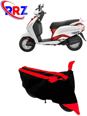 AutoGalaxy Waterproof Two Wheeler Cover for Hero(Maestro, Black, Red)