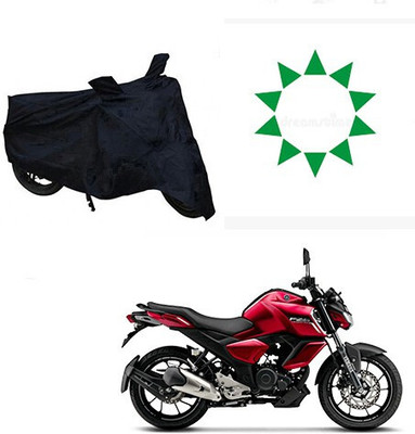 DeepShakshi AUTOMOTIVE Waterproof Two Wheeler Cover for Yamaha(FZ-S, Black)