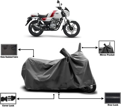 Amexride Two Wheeler Cover for Bajaj(V15, Grey)