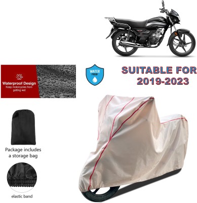 PAGORA Waterproof Two Wheeler Cover for Hero(CD 110 Dream, Pink)