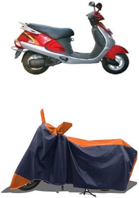 SUGASHRI Waterproof Two Wheeler Cover for Kinetic(Nova, Orange, Blue)