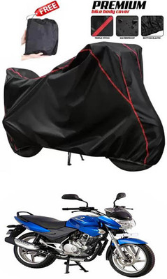 DeepShakshi AUTOMOTIVE Two Wheeler Cover for Bajaj(DTS-i, Black)