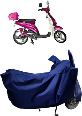 Amexride Two Wheeler Cover for Ampere(E Lite, Blue)