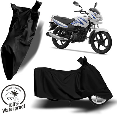 ROYAL AUTO MART Waterproof Two Wheeler Cover for TVS(Sport, Black)
