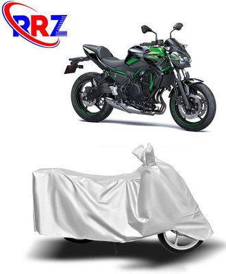 RRZ Waterproof Two Wheeler Cover for Kawasaki(Z650, White)