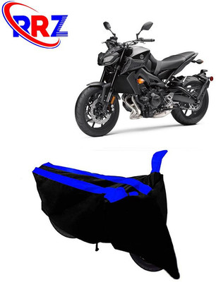 RRZ Waterproof Two Wheeler Cover for Yamaha(MT-09, Black, Blue)