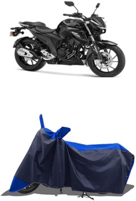 SUGASHRI Waterproof Two Wheeler Cover for Yamaha(FZ-25, Blue, Blue)