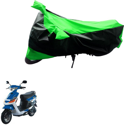 MWBB Waterproof Two Wheeler Cover for Indus(Yo Style, Black, Blue)