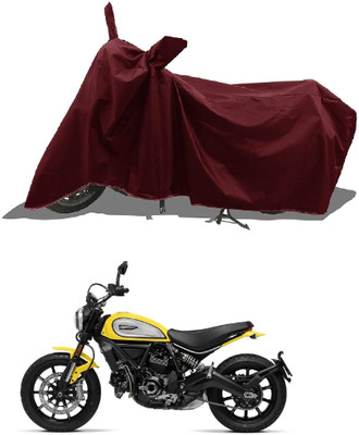 DeepShakshi AUTOMOTIVE Two Wheeler Cover for Yamaha(Saluto, Maroon)