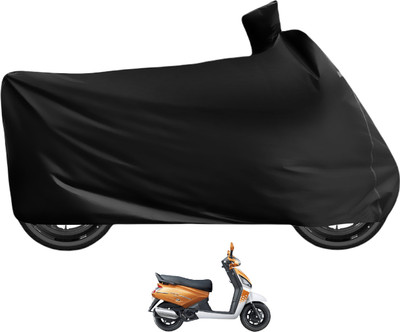 Auto Hub Waterproof Two Wheeler Cover for Mahindra(Gusto, Black)