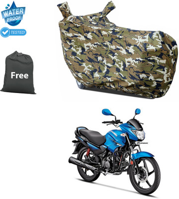 PAGORA Waterproof Two Wheeler Cover for Hero(Glamour Programmed FI BS6, Yellow)