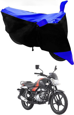 Mdstar Waterproof Two Wheeler Cover for Bajaj(V12, Blue, Black)