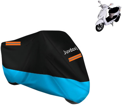 Juvdoxj Waterproof Two Wheeler Cover for Bajaj(Fusion, Blue)