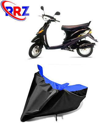 RRZ Waterproof Two Wheeler Cover for Bajaj(Sunny, Black, Blue)