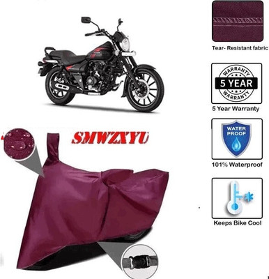 DeepShakshi AUTOMOTIVE Waterproof Two Wheeler Cover for Bajaj(Avenger 220 Street, Maroon)