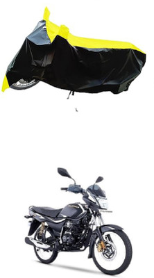 VESMEI Two Wheeler Cover for Bajaj(Platina 110 H-Gear BS6, Yellow)