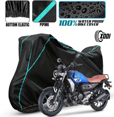 xodi Waterproof Two Wheeler Cover for Yamaha(FZ-X, Black, Blue, Multicolor)
