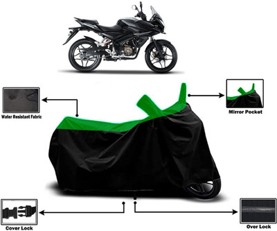 Amexride Two Wheeler Cover for Bajaj(Pulsar AS 150, Green)
