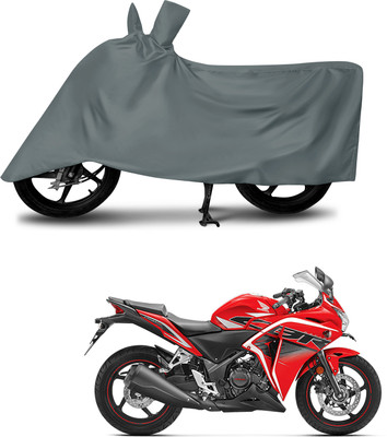 MMSSTAR Waterproof Two Wheeler Cover for Honda(CBR 250R, Grey)