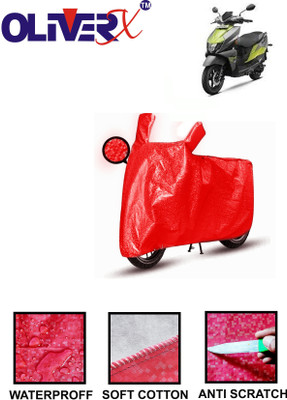 OliverX Waterproof Two Wheeler Cover for Suzuki(Avenis 125, Red)