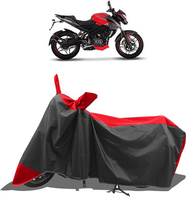 KEDIT Two Wheeler Cover for Bajaj(Pulsar 200 NS DTS-i, Red)