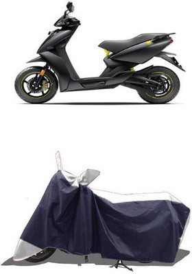RAAMKM Two Wheeler Cover for Hero, Honda, Bajaj, TVS, Yamaha(Sport KS BS6, White, Black)