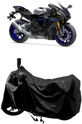 MMSSTAR Waterproof Two Wheeler Cover for Yamaha(YZF R1 M, Black)