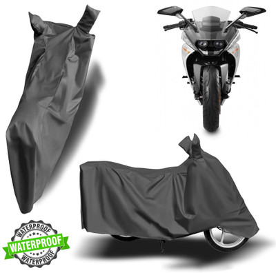NG Auto Front Waterproof Two Wheeler Cover for KTM(RC 200, Grey)