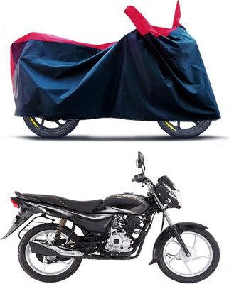 STARIE Waterproof Two Wheeler Cover for Bajaj(Platina, Black, Red)