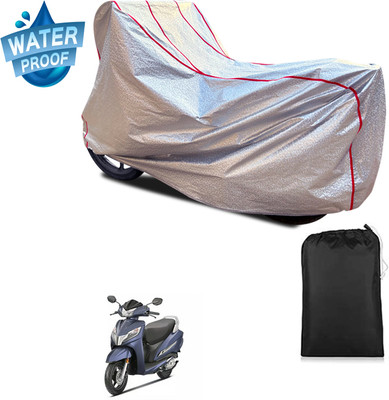 PAGORA Waterproof Two Wheeler Cover for Honda(Activa 125, Silver)