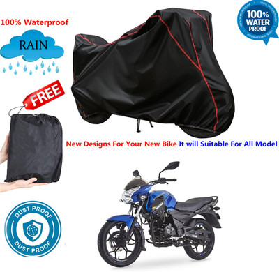 AutoGalaxy Waterproof Two Wheeler Cover for Bajaj(Discover, Black)